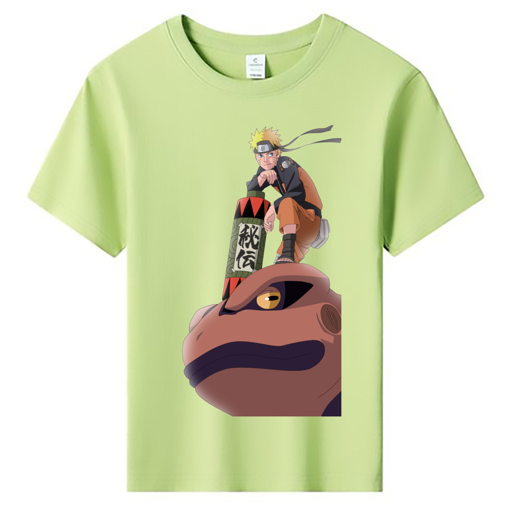 （画像用） NARUTO -ナルト- うずまき ナルト Uzumaki Naruto 綿100％キッズTシャツ（フロントプリント）